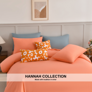 Hannah Collection Soridokara 900TC Microfiber Fitted Sheet Set Solid Colour Bedsheet