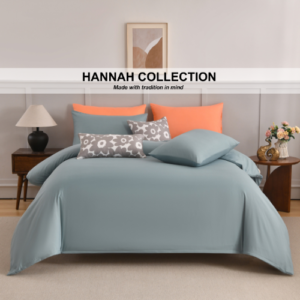 Hannah Collection Soridokara 900TC Microfiber Fitted Sheet Set Solid Colour Bedsheet